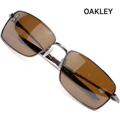 오클리 선글라스 OO4075-06 스퀘어와이어 편광 렌즈