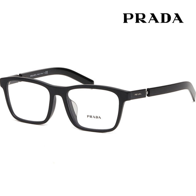 프라다 안경테 VPR16XF 1BO1O1 아시안핏 블랙 뿔테 명품