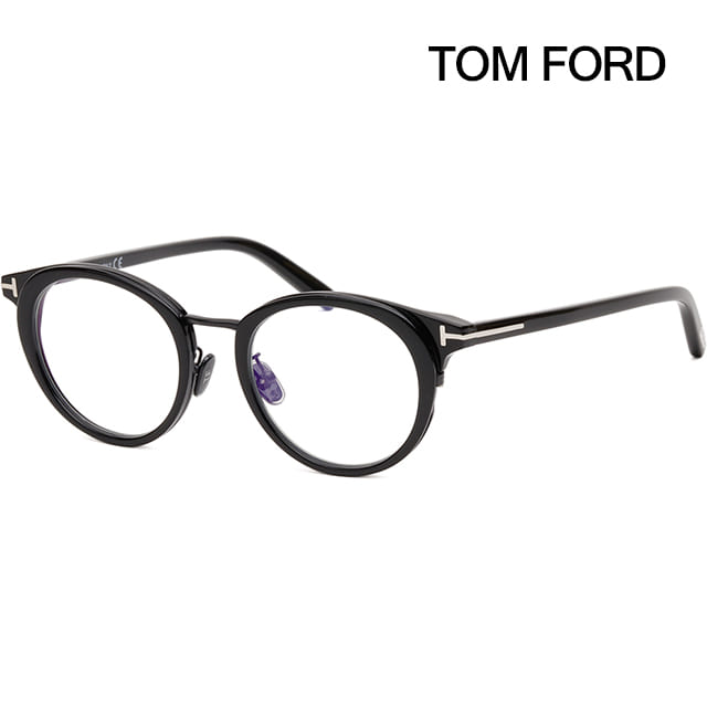 톰포드 안경테 TF5784DB 005 명품 블루라이트차단 안경 블랙 뿔테 아시안핏